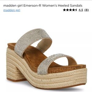 💎 Madden Girl Emerson heeled espadrille sandals